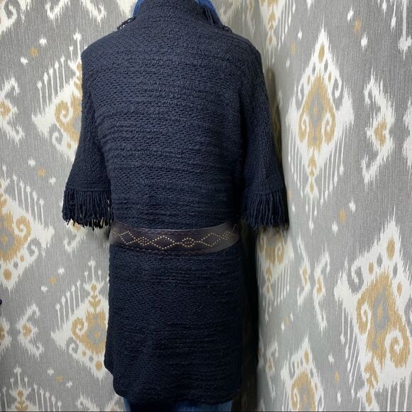 Ralph Lauren Fall 2015 Runway Collection Black Cashmere Boucle Fringe Cardigan - Picture 11 of 17